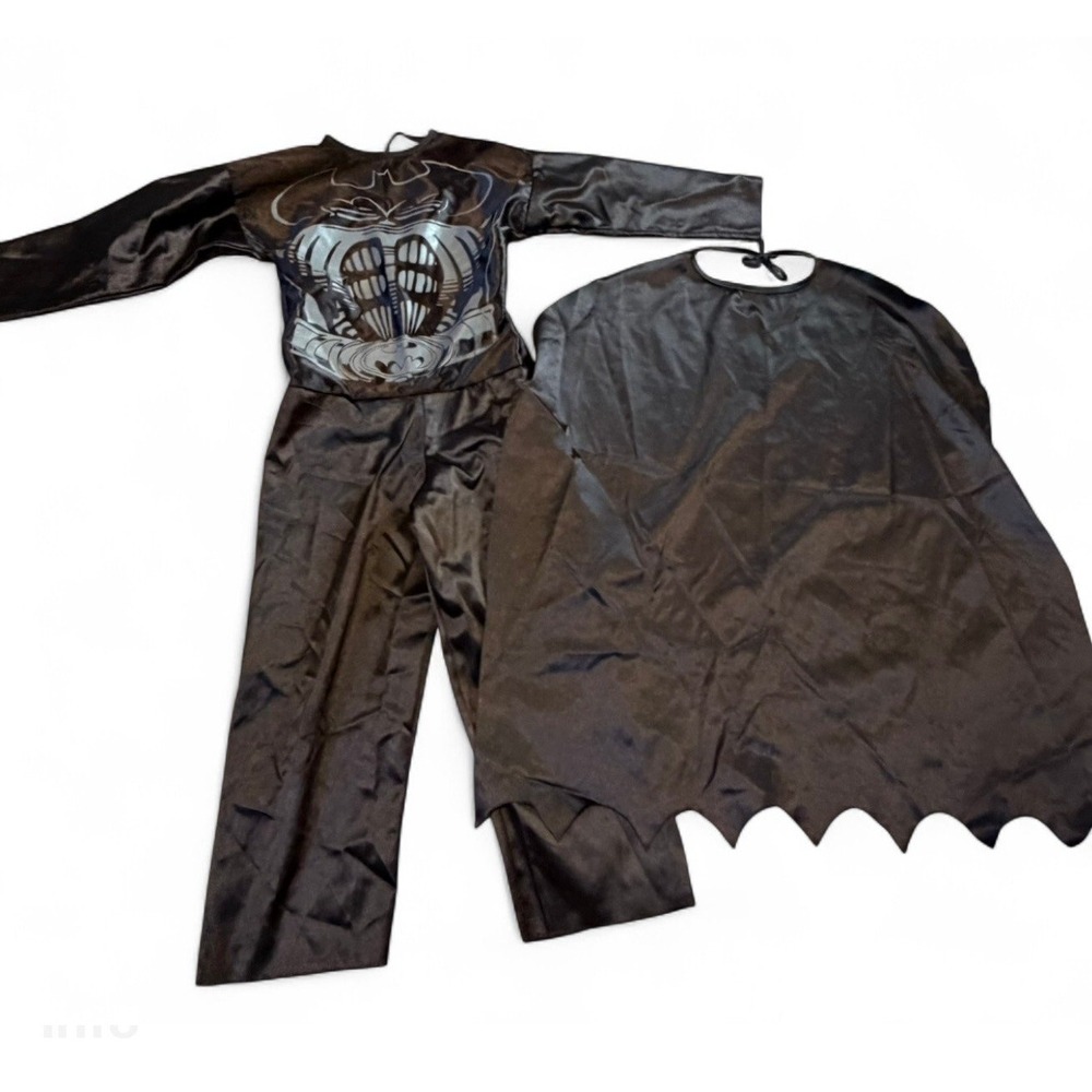 Vintage 1995 Batman Costume Rubies‎ DC Comics Kids Medium Cape Set USA